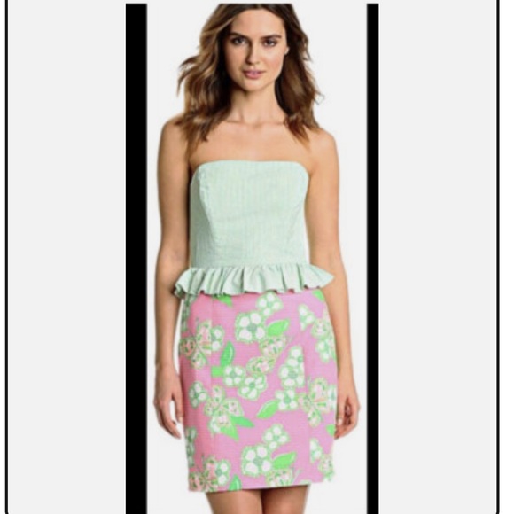Lilly Pulitzer Lowe Mini Dress Pretty Pink Tootie Floral - Picture 2 of 7